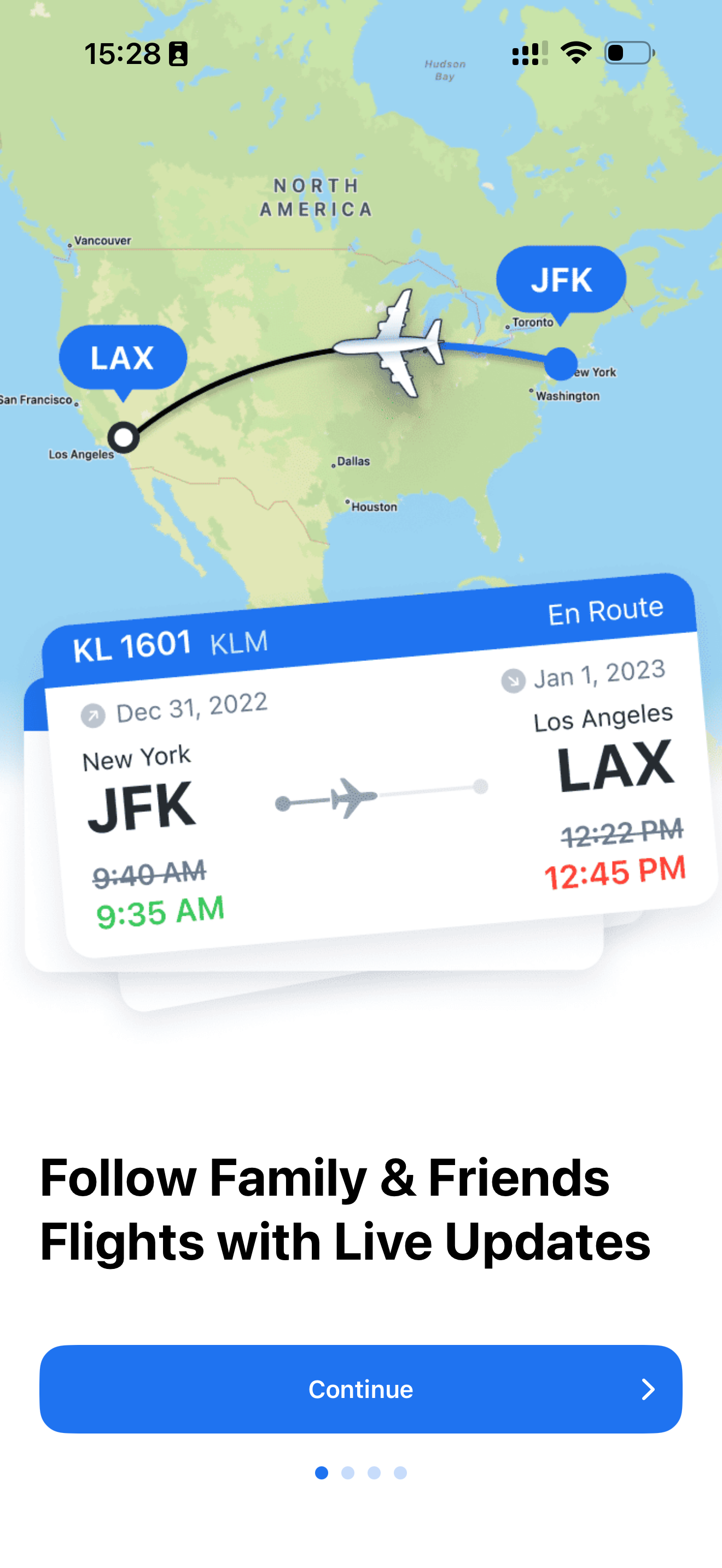 Flight Tracker+: first-time user experience analysis
