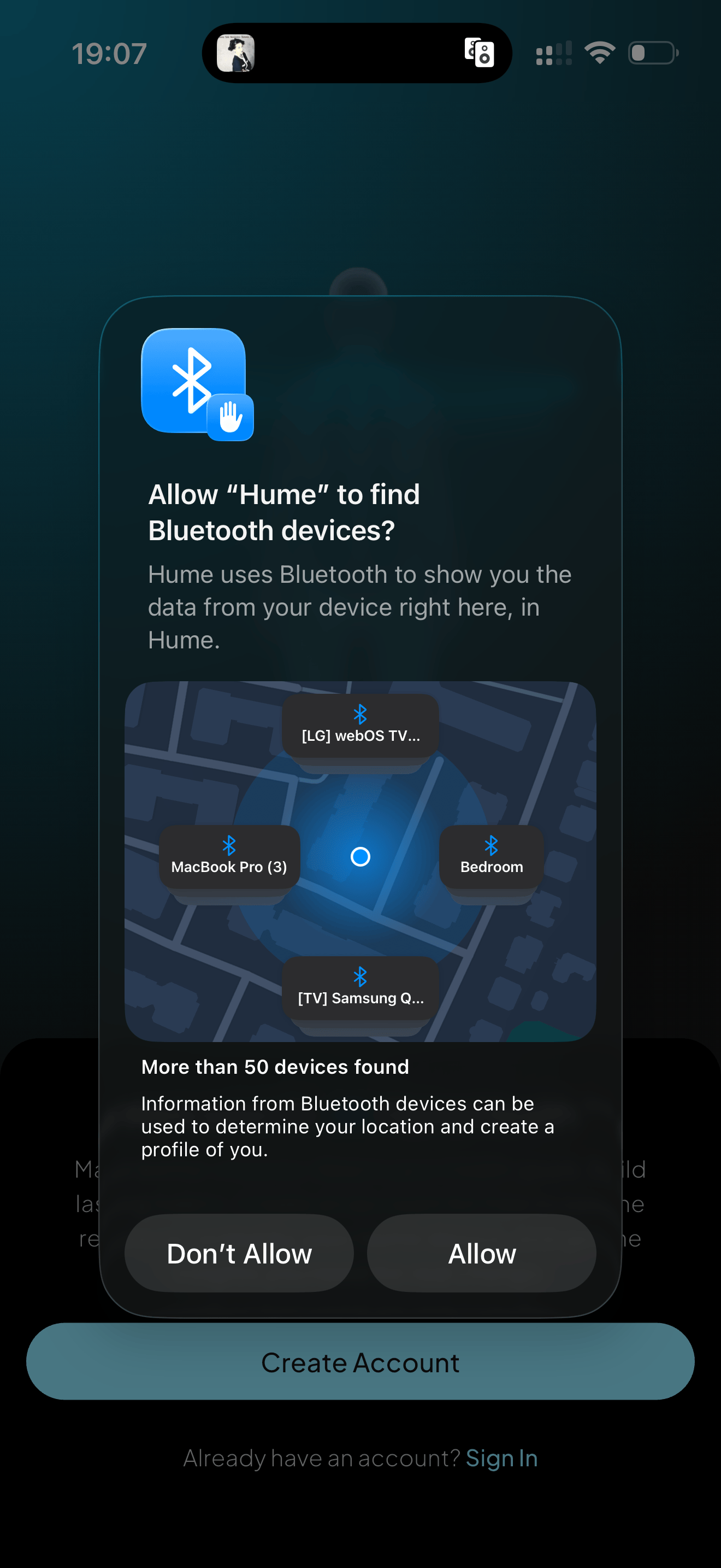 Hume Health: The First Three Screens After App Install